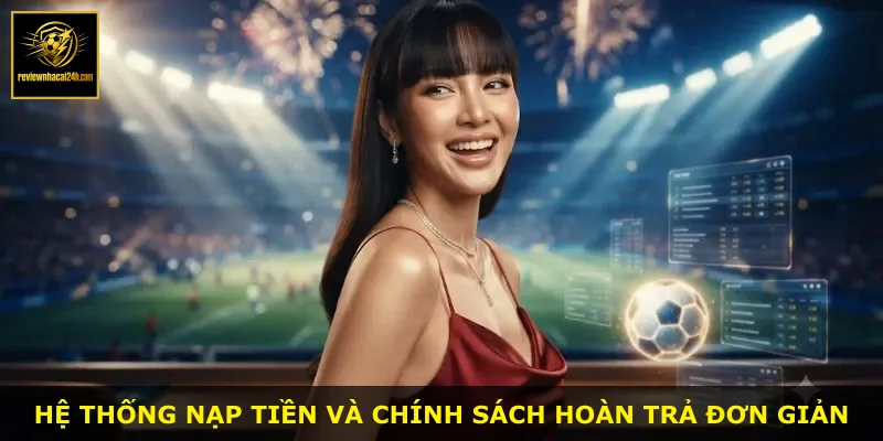 Hệ thống nạp tiền và chính sách hoàn trả đơn giản