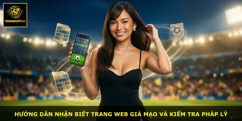 Hướng dẫn nhận biết trang web giả mạo và kiểm tra pháp lý