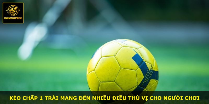 Kèo chấp 1 trái mang đến nhiều điều thú vị cho người chơi