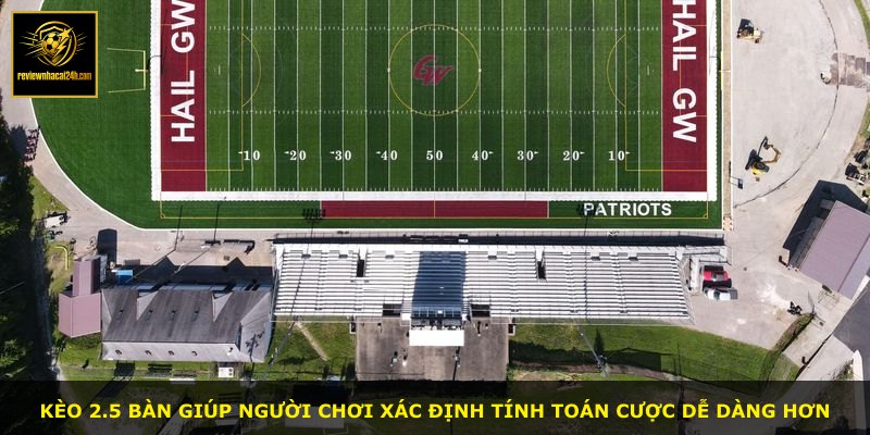 Kèo 2.5 bàn giúp người chơi xác định tính toán cược dễ dàng hơn