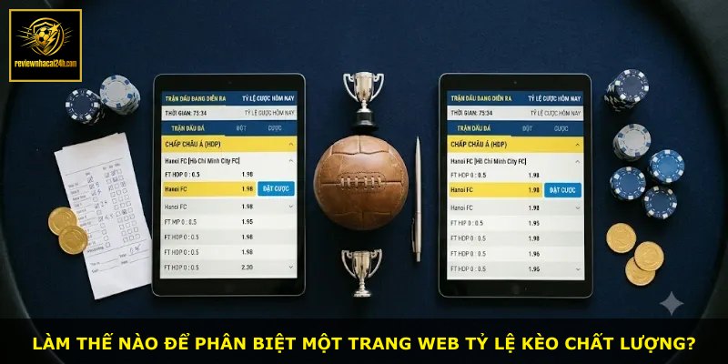 Làm thế nào để phân biệt một trang web tỷ lệ kèo chất lượng?