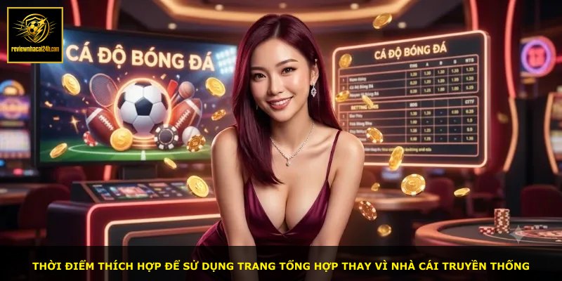 Thời điểm thích hợp để sử dụng trang tổng hợp thay vì nhà cái truyền thống