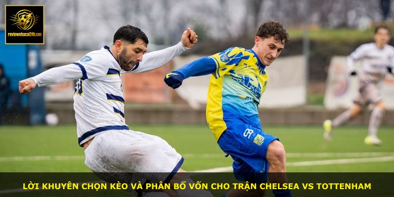 Lời khuyên chọn kèo và phân bổ vốn cho trận Chelsea vs Tottenham
