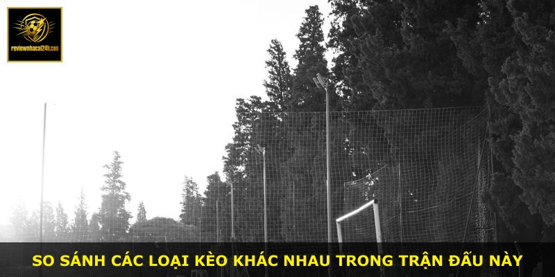 So sánh các loại kèo khác nhau trong trận đấu này