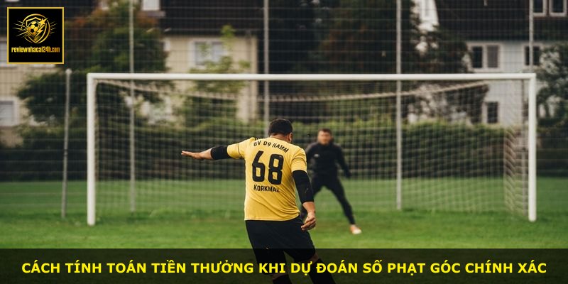 Cách tính toán tiền thưởng khi dự đoán số phạt góc chính xác