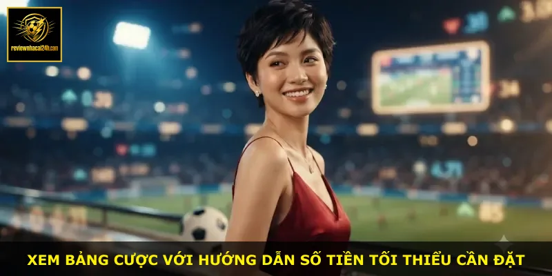 Xem bảng cược với hướng dẫn số tiền tối thiểu cần đặt